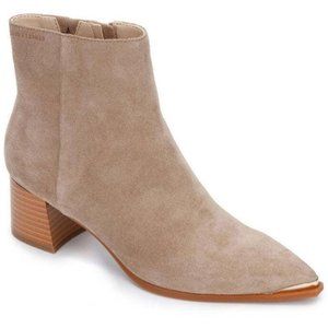 #23 Kenneth Cole New York Womens Roanne Bootie, LT BEIGE, Size 10.0